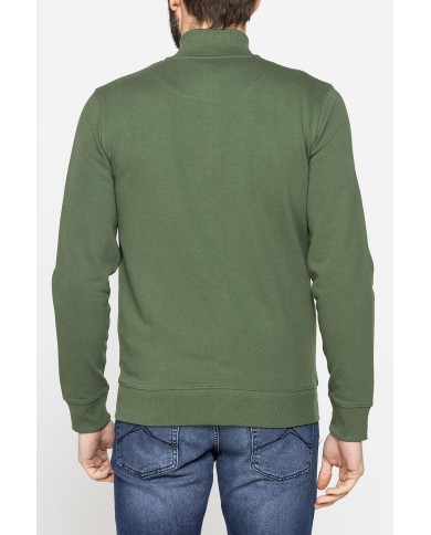 FELPA LEGGERA CON ZIP E TASCHE INSERITE