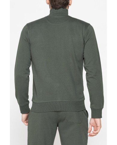 FELPA LEGGERA CON ZIP E TASCHE INSERITE