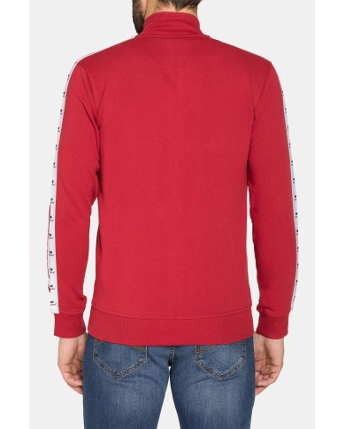 FELPA LEGGERA CON ZIP E TASCHE INSERITE