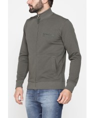 FELPA LEGGERA CON ZIP E TASCHE INSERITE FELPA LEGGERA CON ZIP E TASCHE INSERITE