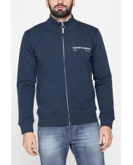 FELPA LEGGERA CON ZIP E TASCHE INSERITE FELPA LEGGERA CON ZIP E TASCHE INSERITE