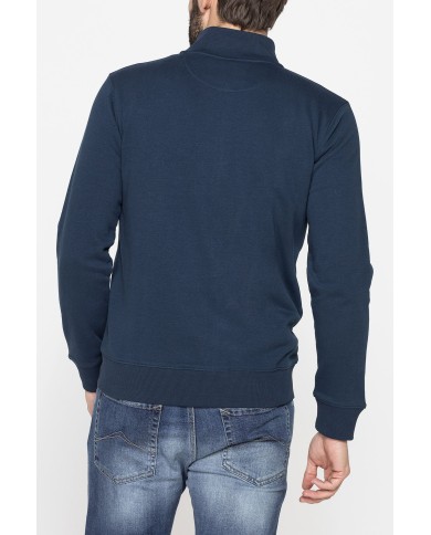 FELPA LEGGERA CON ZIP E TASCHE INSERITE