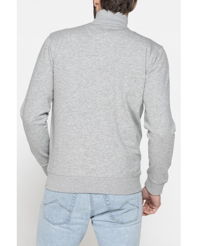 FELPA LEGGERA CON ZIP E TASCHE INSERITE