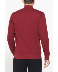 FELPA CASUAL FULL ZIP IN PIQUET CON TASCHE