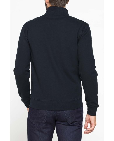 FELPA FULL ZIP DA UOMO IN TESSUTO LAVORATO