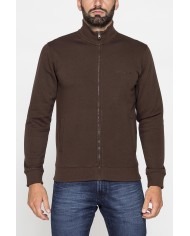 FELPA FULL ZIP CON INTERNO FELPATO E TASCHE INSERITE FELPA FULL ZIP CON INTERNO FELPATO E TASCHE INSERITE