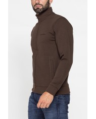 FELPA FULL ZIP CON INTERNO FELPATO E TASCHE INSERITE FELPA FULL ZIP CON INTERNO FELPATO E TASCHE INSERITE