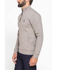FELPA FULL ZIP CON INTERNO FELPATO E TASCHE INSERITE FELPA FULL ZIP CON INTERNO FELPATO E TASCHE INSERITE
