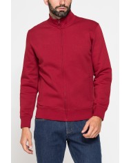 FELPA FULL ZIP CON INTERNO FELPATO E TASCHE INSERITE FELPA FULL ZIP CON INTERNO FELPATO E TASCHE INSERITE