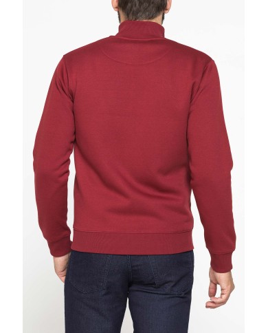 FELPA FULL ZIP CON INTERNO FELPATO E TASCHE INSERITE