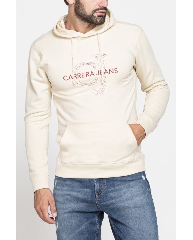 FELPA HOODIE LEGGERA CON CAPPUCCIO