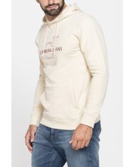 FELPA HOODIE LEGGERA CON CAPPUCCIO