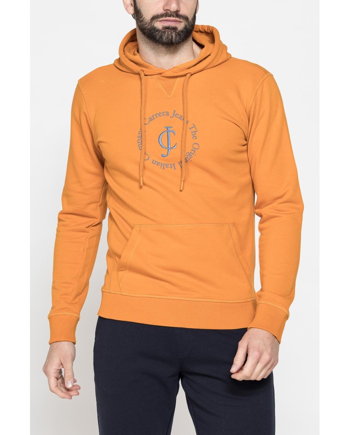 FELPA HOODIE LEGGERA CON CAPPUCCIO