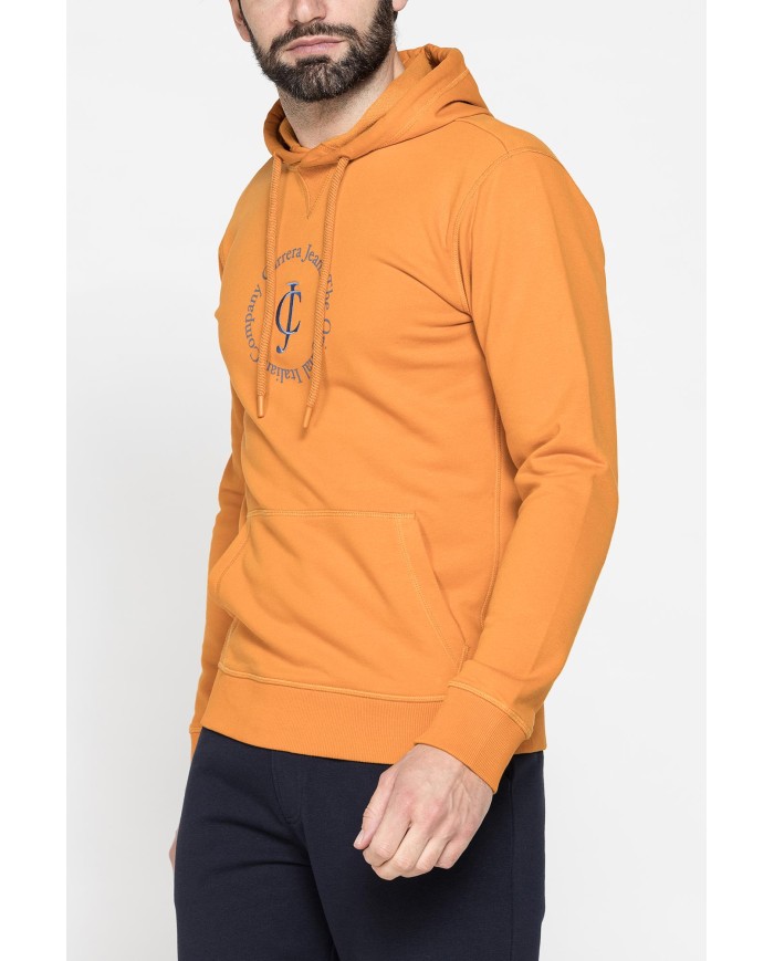 FELPA HOODIE LEGGERA CON CAPPUCCIO