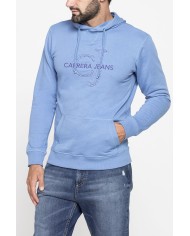 FELPA HOODIE LEGGERA CON CAPPUCCIO