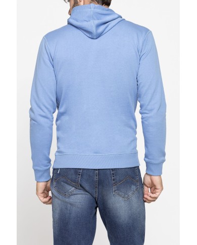 FELPA HOODIE LEGGERA CON CAPPUCCIO