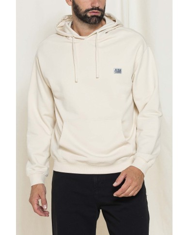 FELPA CON CAPPUCCIO E PATCH COLLEZIONE REPLICA