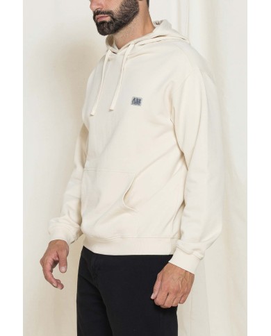 FELPA CON CAPPUCCIO E PATCH COLLEZIONE REPLICA