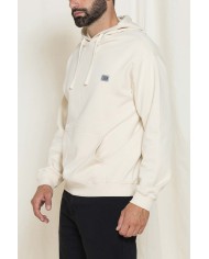 FELPA CON CAPPUCCIO E PATCH COLLEZIONE REPLICA