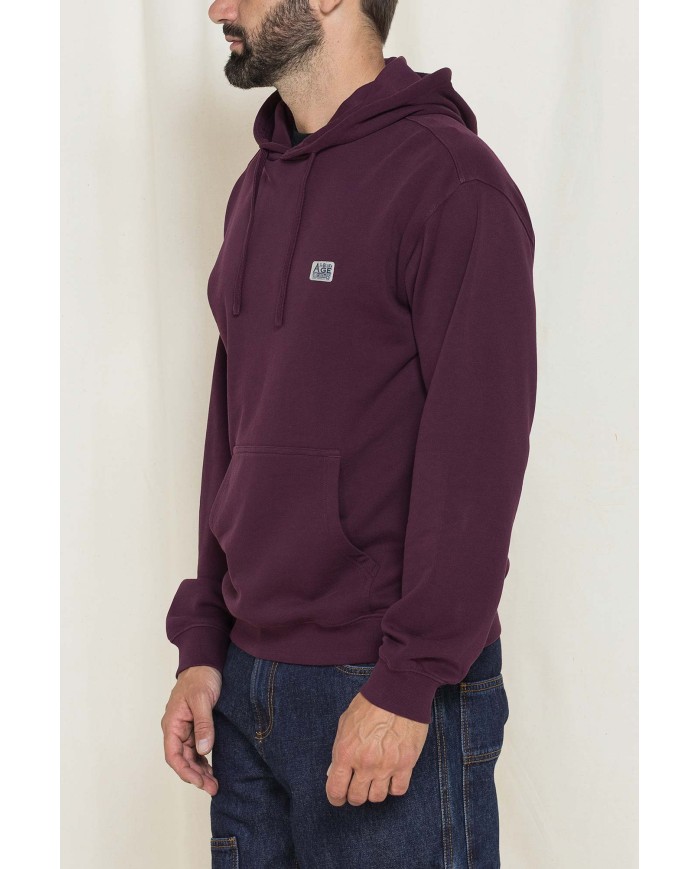 FELPA CON CAPPUCCIO E PATCH COLLEZIONE REPLICA