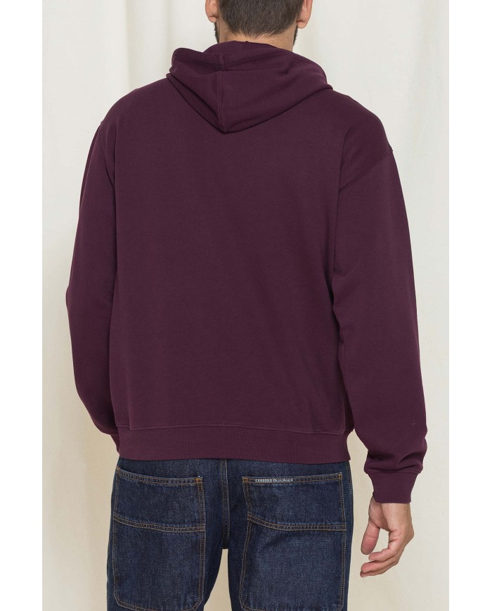 FELPA CON CAPPUCCIO E PATCH COLLEZIONE REPLICA