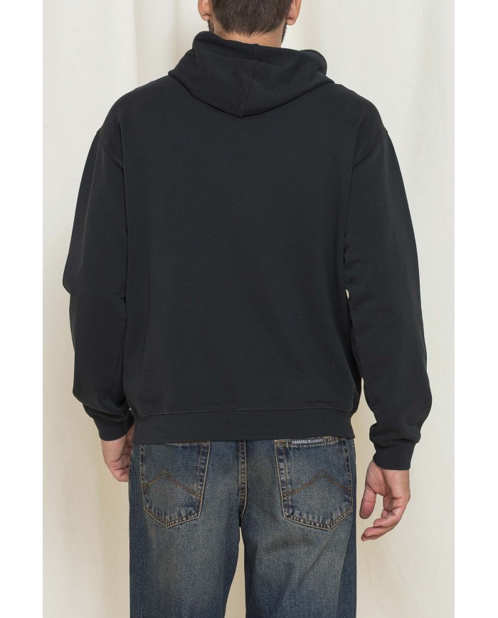 FELPA CON CAPPUCCIO E PATCH COLLEZIONE REPLICA