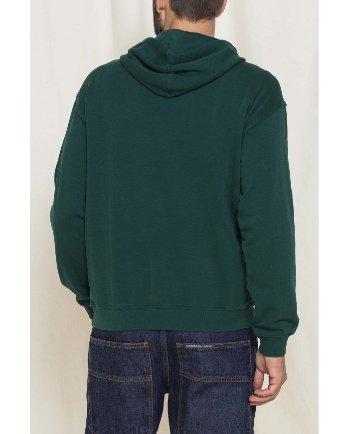 FELPA CON CAPPUCCIO E PATCH COLLEZIONE REPLICA