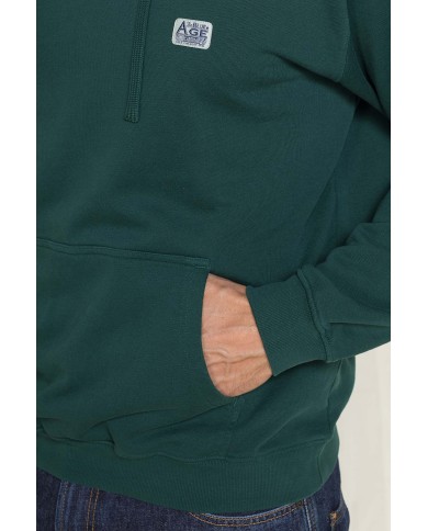 FELPA CON CAPPUCCIO E PATCH COLLEZIONE REPLICA