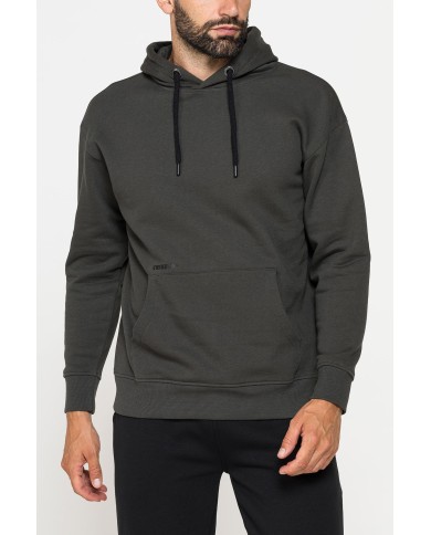 FELPA COMFORT FIT CON CAPPUCCIO