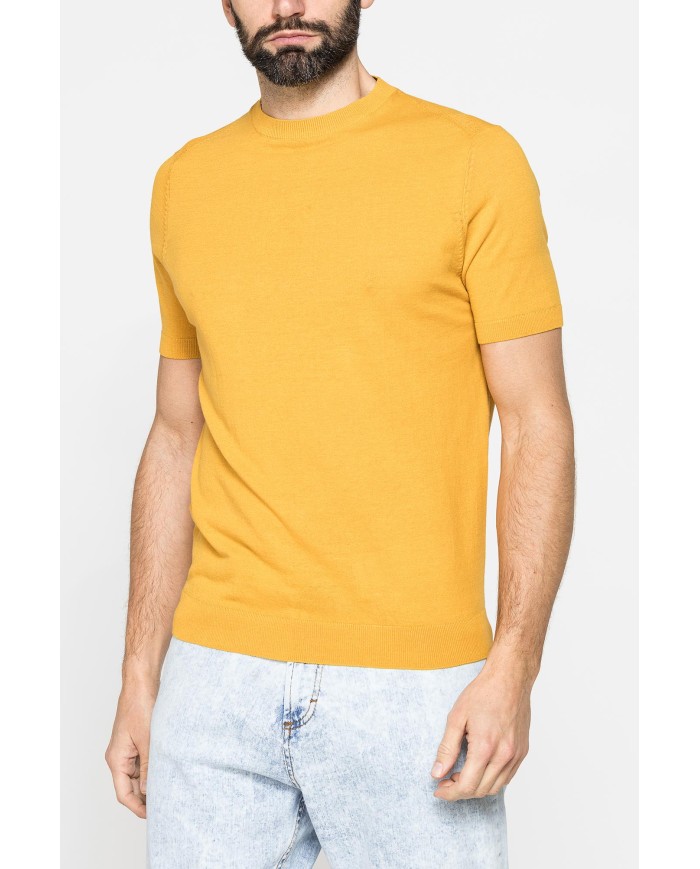 MAGLIA GIROCOLLO ESTIVA IN CREPE DI COTONE