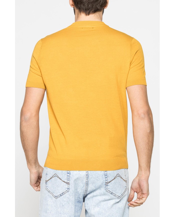 MAGLIA GIROCOLLO ESTIVA IN CREPE DI COTONE