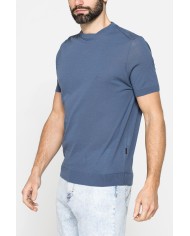 MAGLIA GIROCOLLO ESTIVA IN CREPE DI COTONE