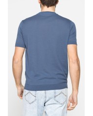 MAGLIA GIROCOLLO ESTIVA IN CREPE DI COTONE