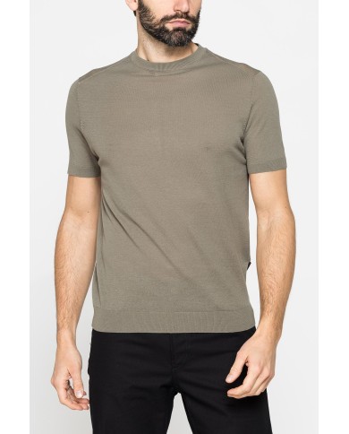 MAGLIA GIROCOLLO ESTIVA IN CREPE DI COTONE