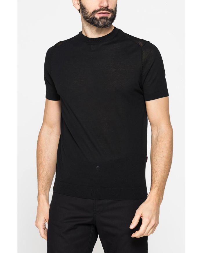 MAGLIA GIROCOLLO ESTIVA IN CREPE DI COTONE