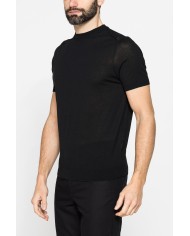 MAGLIA GIROCOLLO ESTIVA IN CREPE DI COTONE