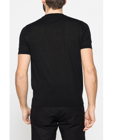 MAGLIA GIROCOLLO ESTIVA IN CREPE DI COTONE