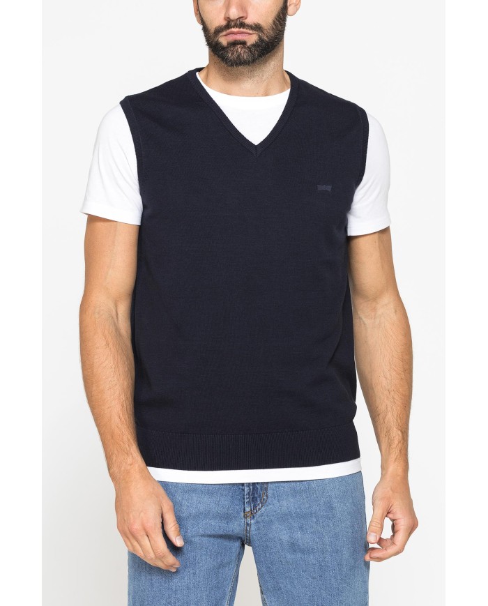 MAGLIA IN COTONE ORGANICO DA UOMO CON SCOLLO A V