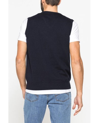 MAGLIA IN COTONE ORGANICO DA UOMO CON SCOLLO A V