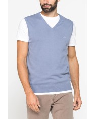 MAGLIA IN COTONE ORGANICO DA UOMO CON SCOLLO A V
