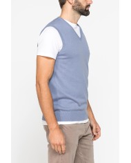 MAGLIA IN COTONE ORGANICO DA UOMO CON SCOLLO A V