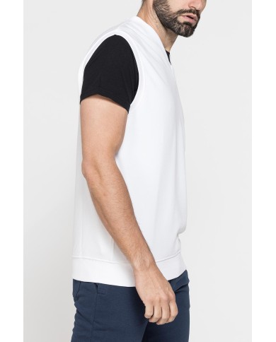 GILET SENZA MANICA IN FELPA LEGGERA CON VESTIBILITÀ OVER