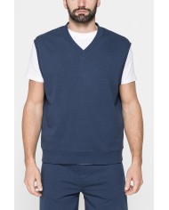GILET SENZA MANICA IN FELPA LEGGERA CON VESTIBILITÀ OVER