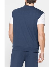 GILET SENZA MANICA IN FELPA LEGGERA CON VESTIBILITÀ OVER
