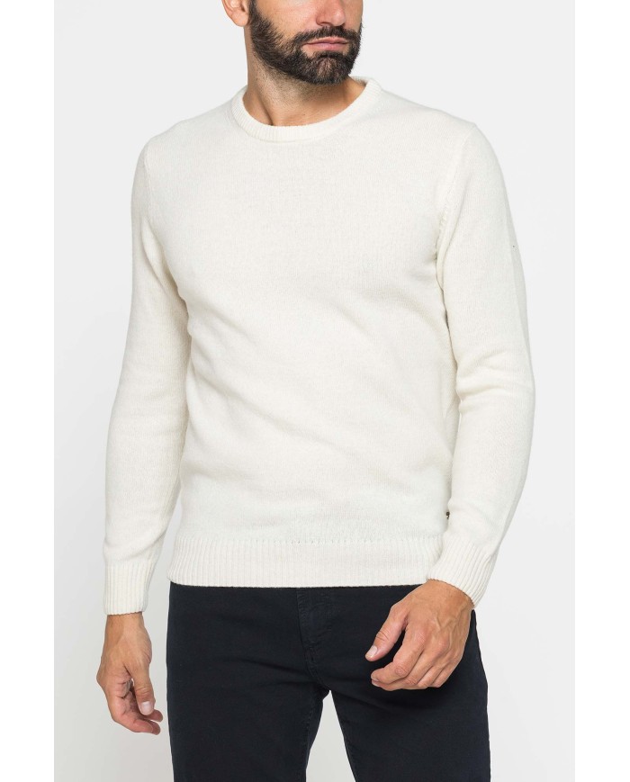 MAGLIA GIROCOLLO CLASSICO REALIZZATA IN LAMBSWOOL