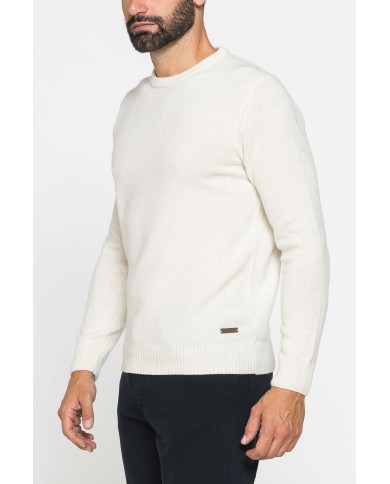 MAGLIA GIROCOLLO CLASSICO REALIZZATA IN LAMBSWOOL