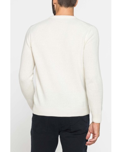 MAGLIA GIROCOLLO CLASSICO REALIZZATA IN LAMBSWOOL