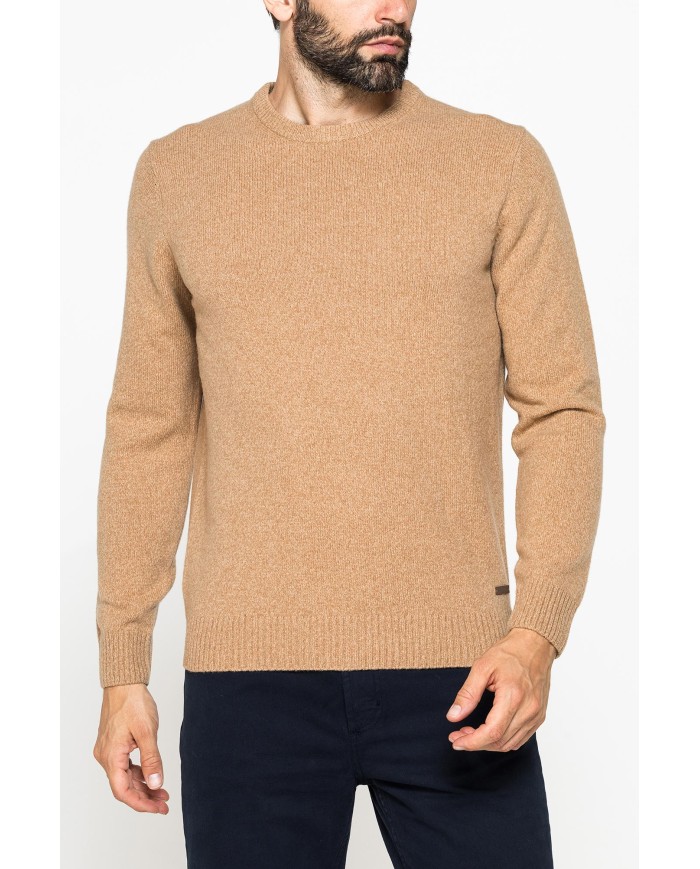 MAGLIA GIROCOLLO CLASSICO REALIZZATA IN LAMBSWOOL