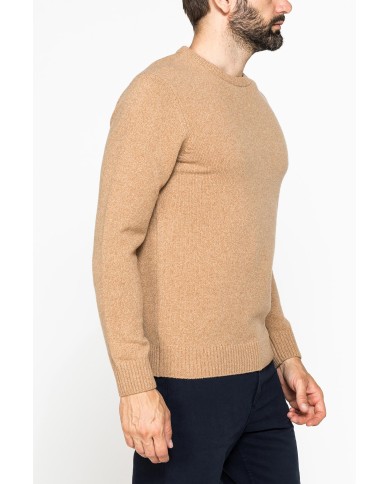 MAGLIA GIROCOLLO CLASSICO REALIZZATA IN LAMBSWOOL