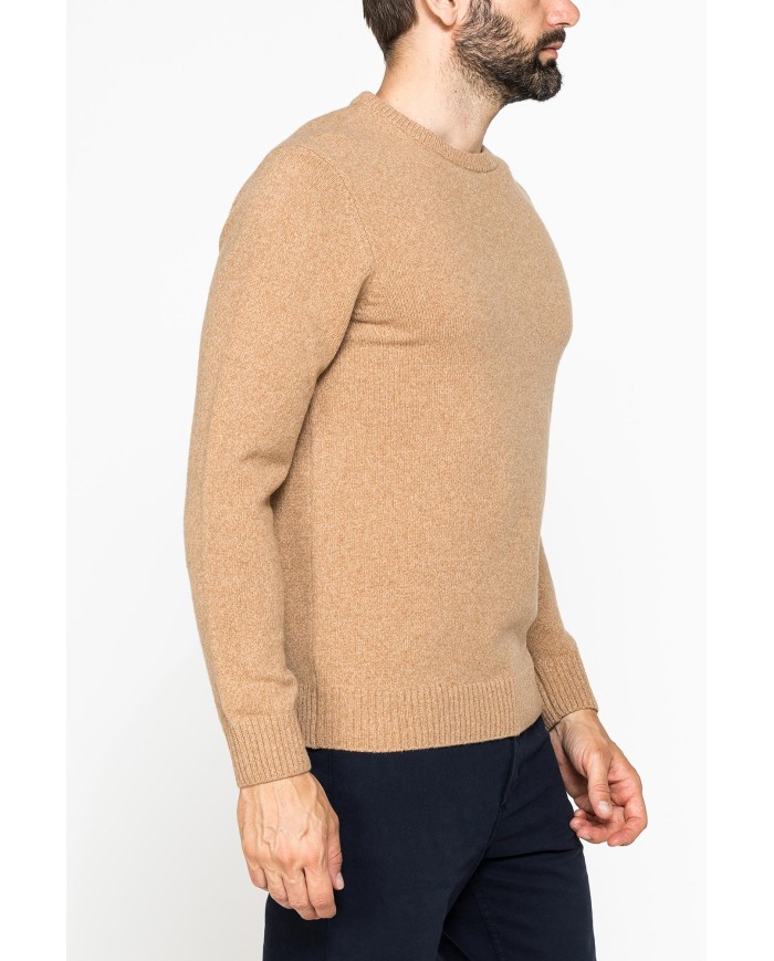 MAGLIA GIROCOLLO CLASSICO REALIZZATA IN LAMBSWOOL